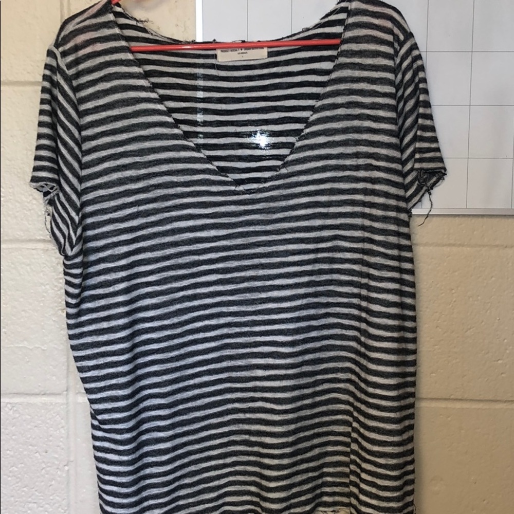 urban outfitters distressed shirt!